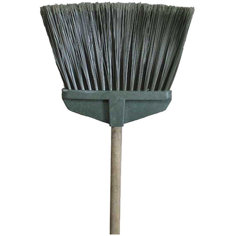 Метла-щетка "Гарденс", для улицы, плоская, с деревянным черенком 120см