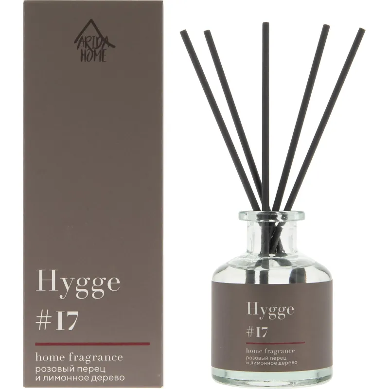 Аромадиффузор Arida Home Hygge 17 Розовый перец и лимонное
