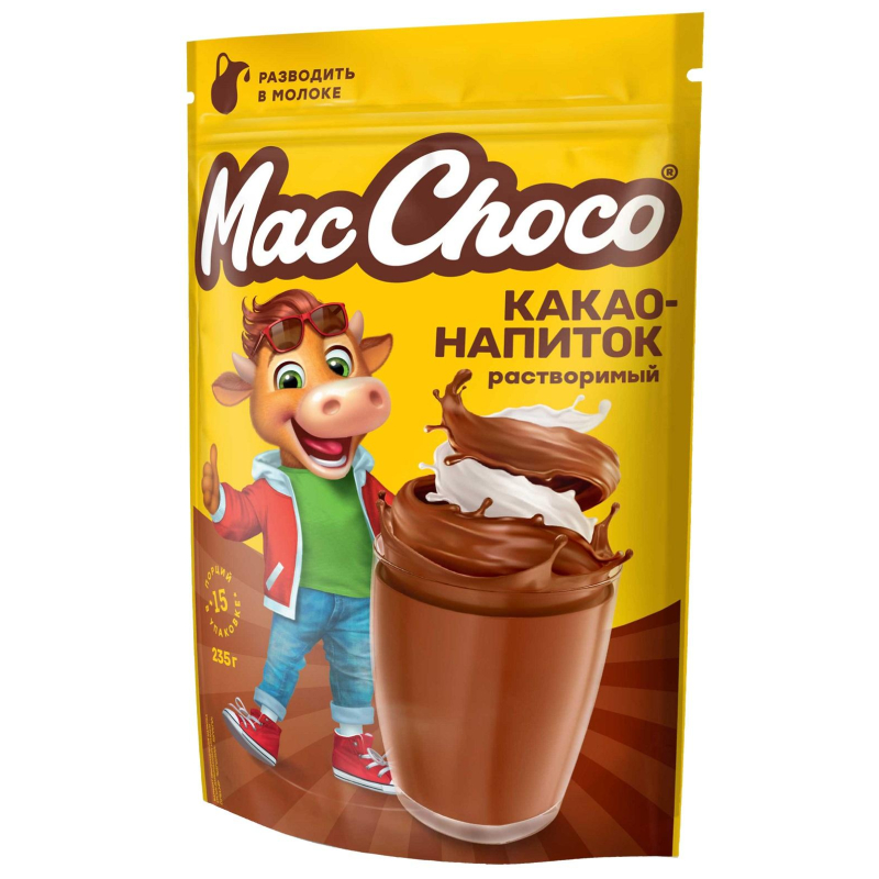 Какао MacChoco порошок 235 г