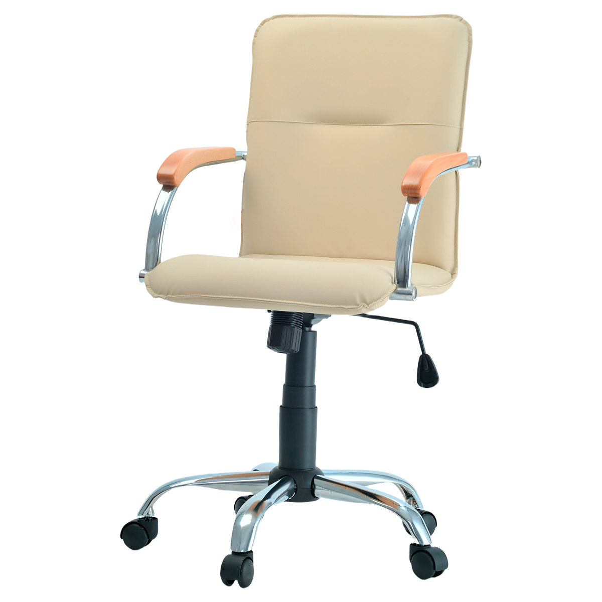 Кресло оператора Фабрикант "Samba G", CH, кожзам бежевый BOX1