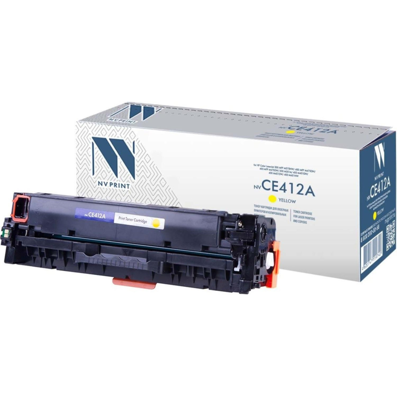 Картридж лазерный NV Print CE412A жел.для HP Color LaserJet 400 M451 (ЛМ)