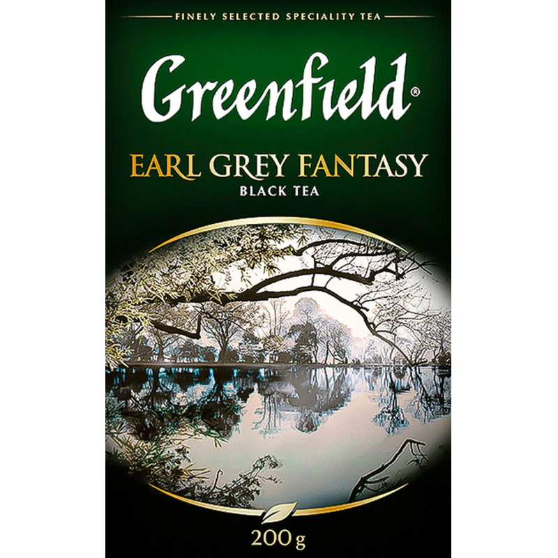 Чай Greenfield Earl Grey Fantasy черный с бергамотом 200 г