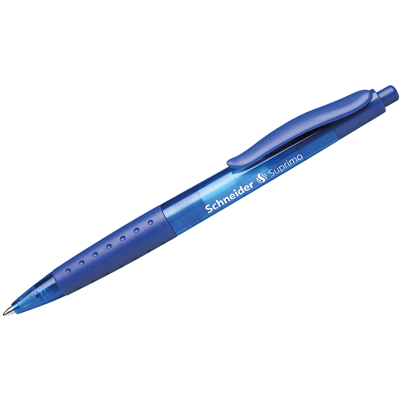 Ручка шариковая автоматическая Schneider "Suprimo" синяя, 1,0мм, грип