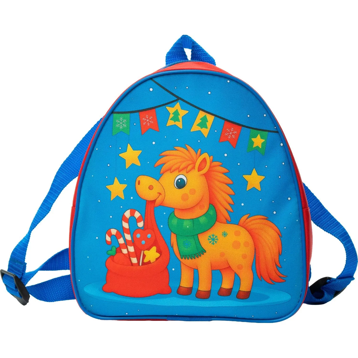 Новогодний сладкий подарок Рыжик Рюкзак 1200 грамм, K085