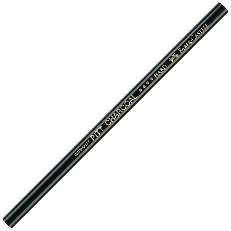 Угольный карандаш Faber-Castell "Pitt", мягкий, натуральный