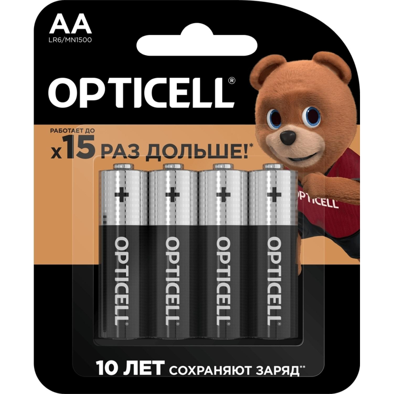 Батарейка OPTICELL Basic AA 4шт/уп