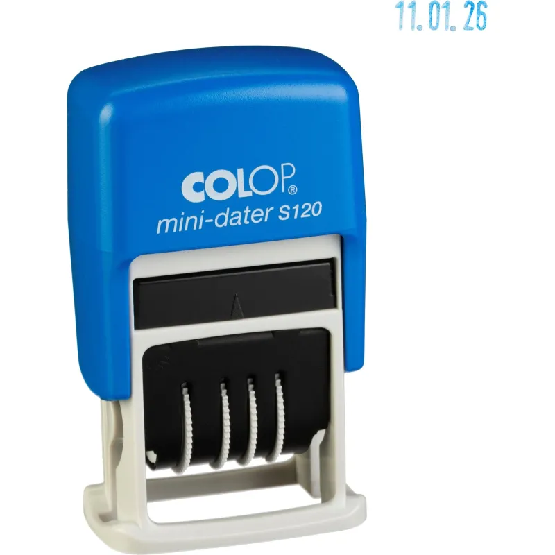Датер мини автоматический цифровой Colop S120/SD (шрифт 3,8 мм, оттиск 19x3.8 мм)