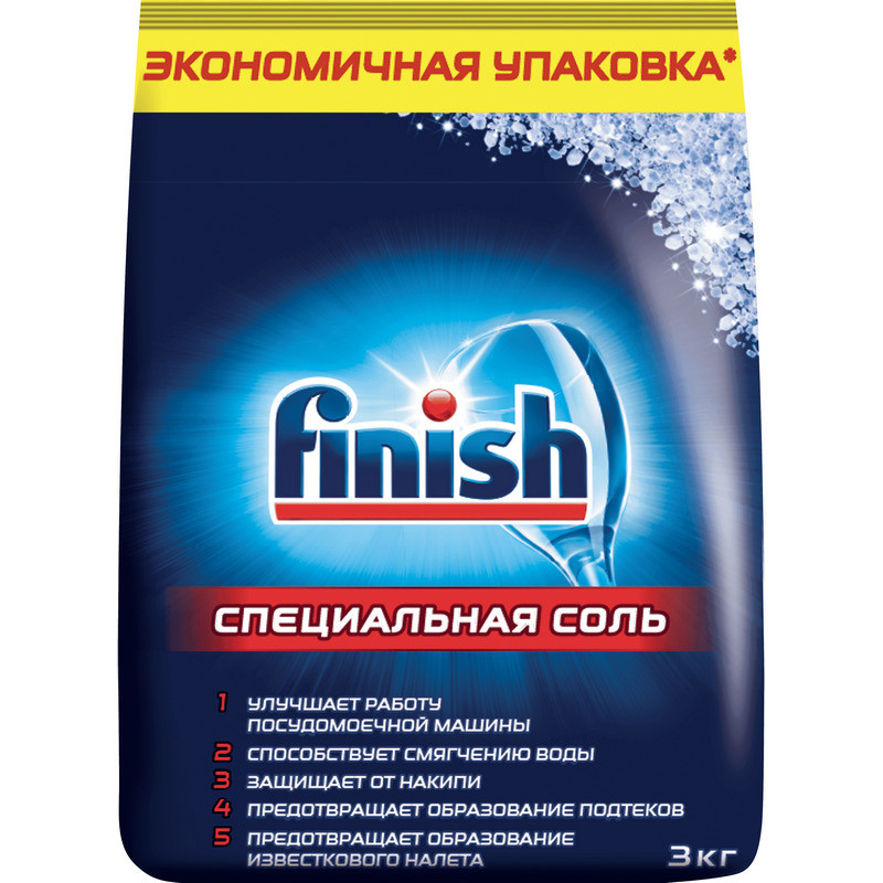 Соль для посудомоечных машин Finish для защиты от накипи 3000 г