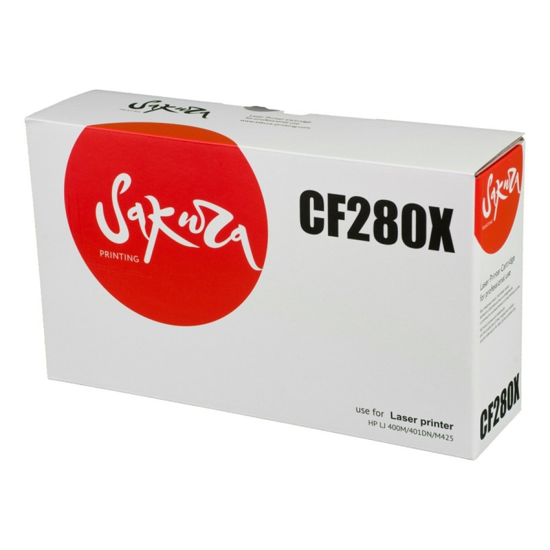 Картридж лазерный SAKURA CF280X чер. пов.емк. для HP LJ 400/M401