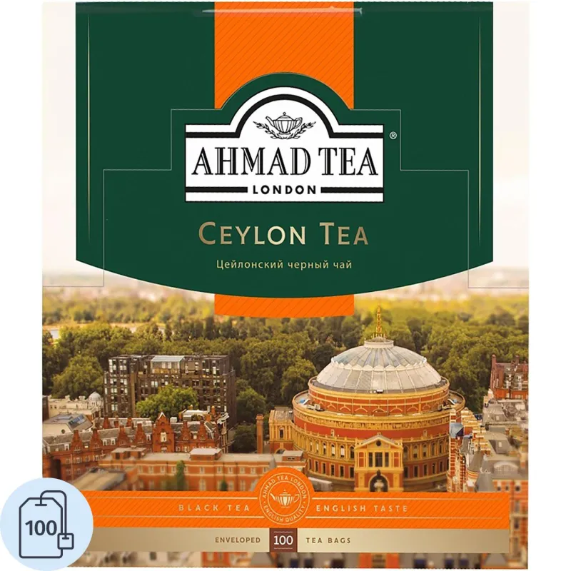 Чай Ahmad Tea Цейлонский черный 100пак*2г