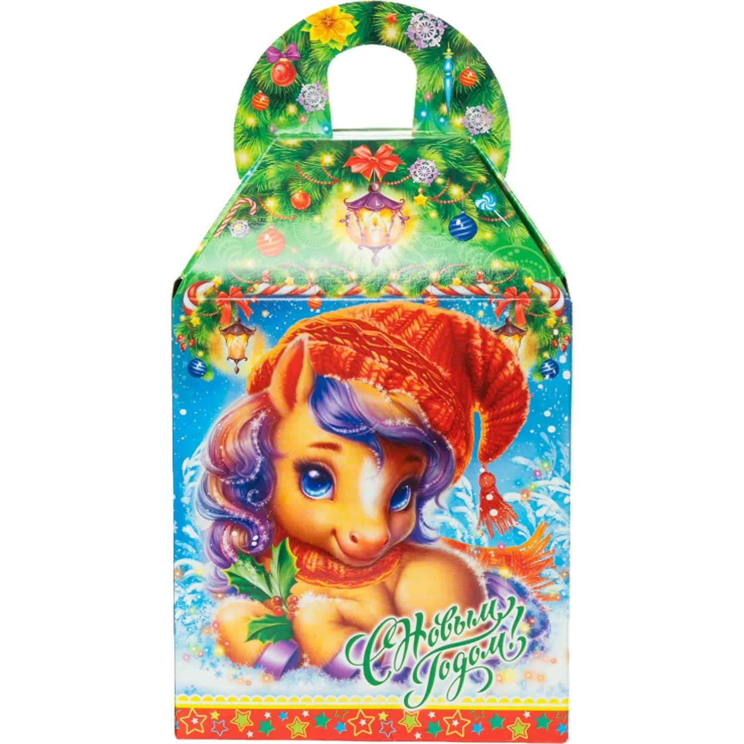 Новогодний сладкий подарок Черничка Картон 1000 грамм, K095