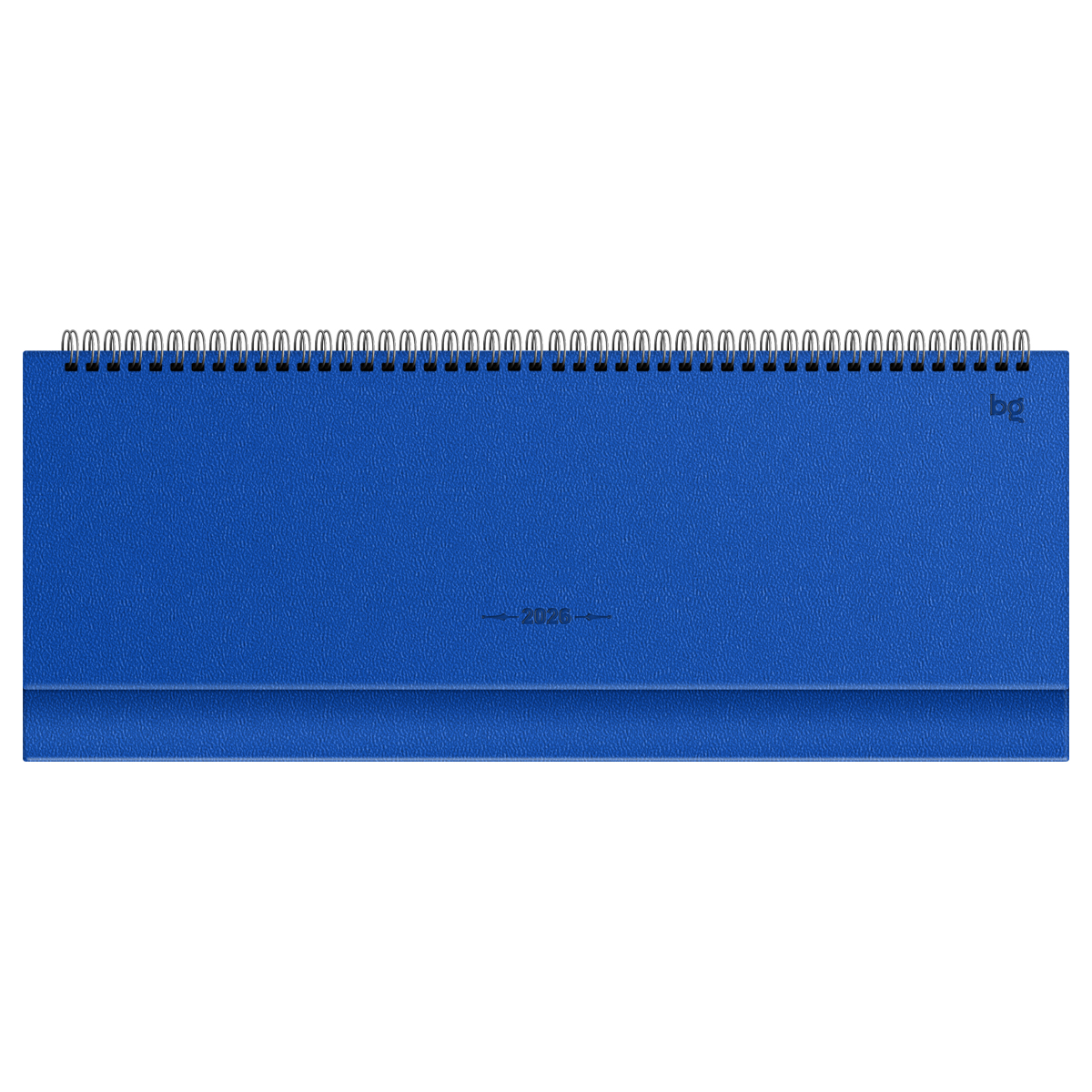 Планинг датированный 2026г., 64л., 330*130мм, балакрон, BG "Ariane.Blue", синий, отд.фольгой