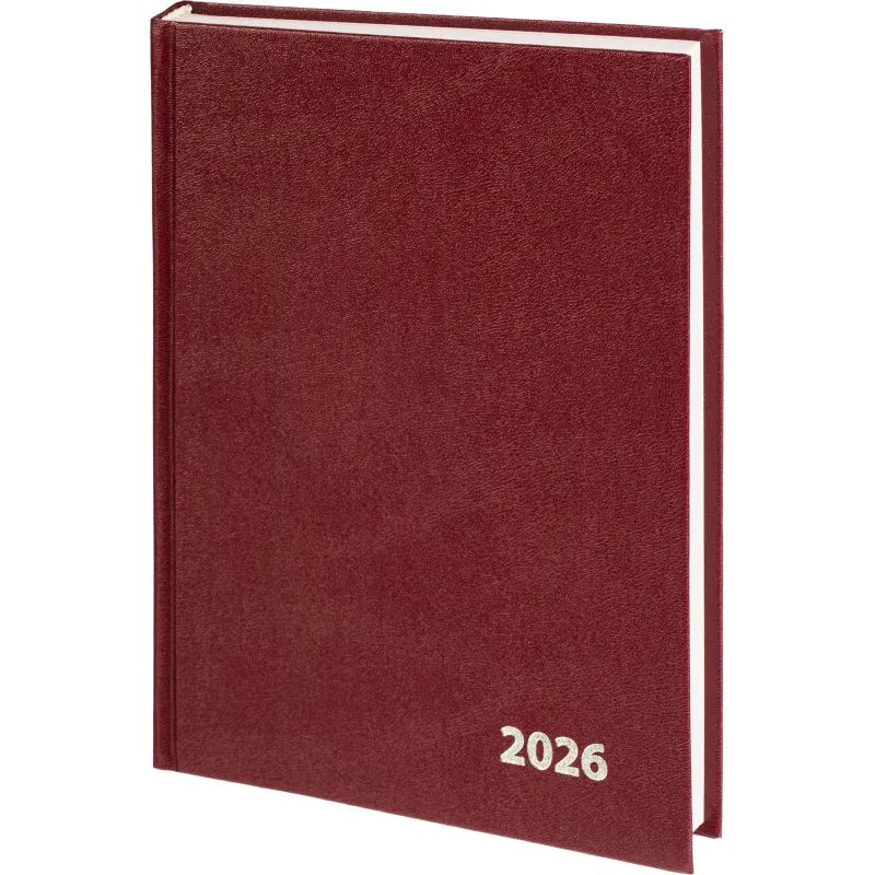 Ежедневник датированный 2026 год Выбор есть бумвинил А5 160 листов бордовый