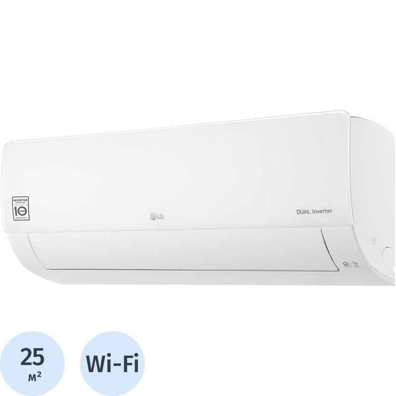 Сплит-система LG B09TS.NSJ/B09TS.UA3,WiFi,Inverter,из2частей