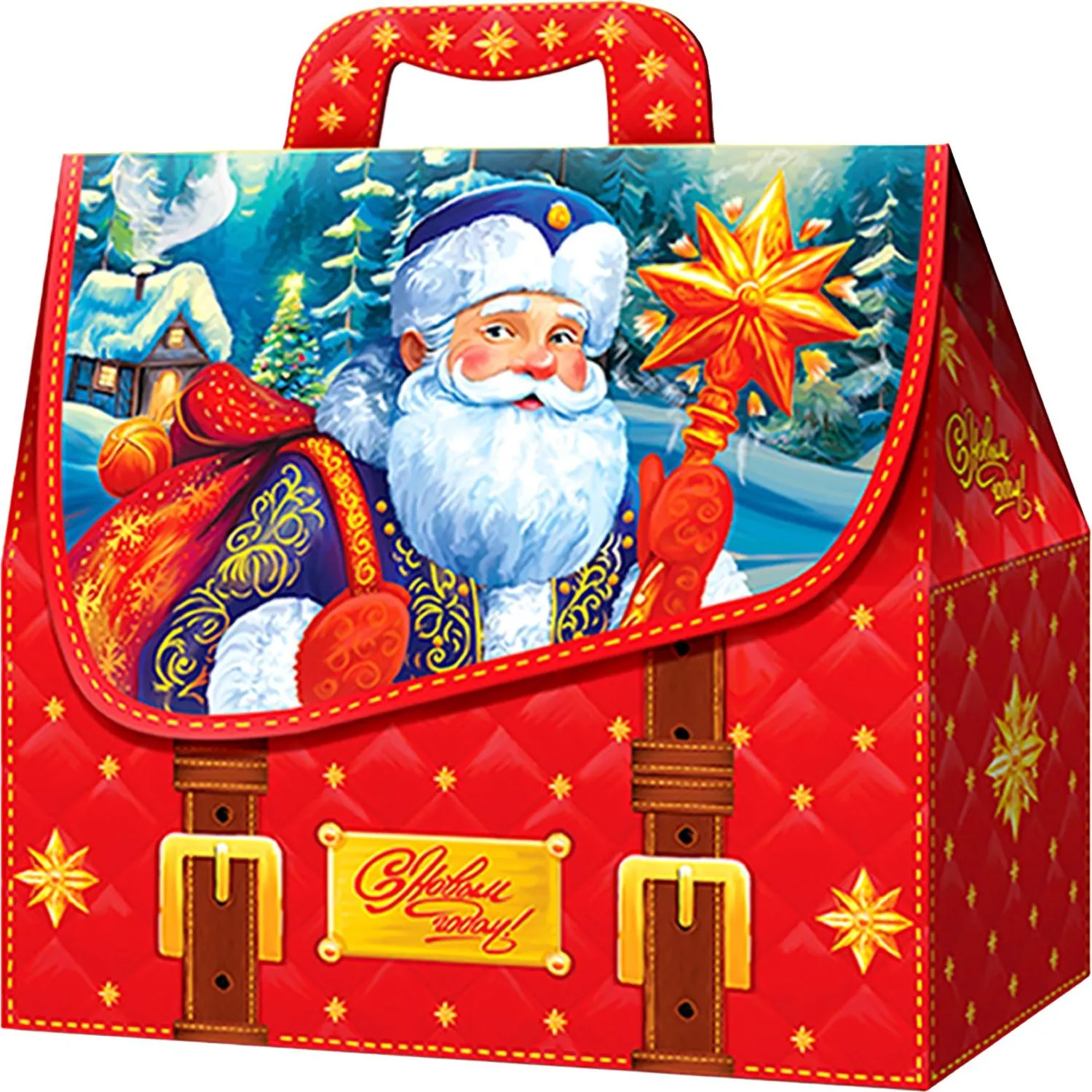 Новогодний сладкий подарок 'Портфельчик Время волшебства' 1500 гр, А25129