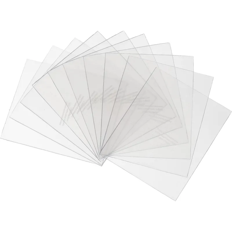 Стекла для маски сварщика покр 115х95мм TOPFORT 10шт/уп