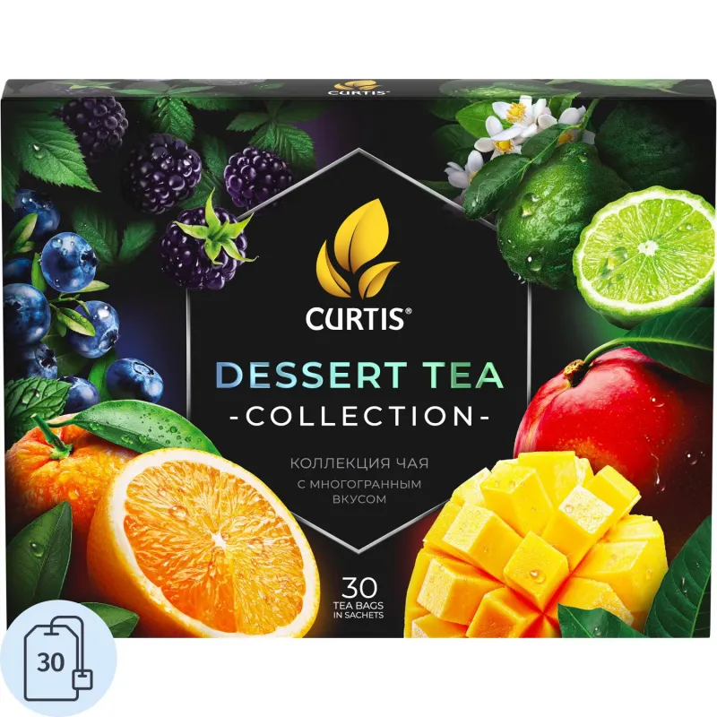 Чай Curtis Dessert Tea Collection ассорти 30 пакетиков