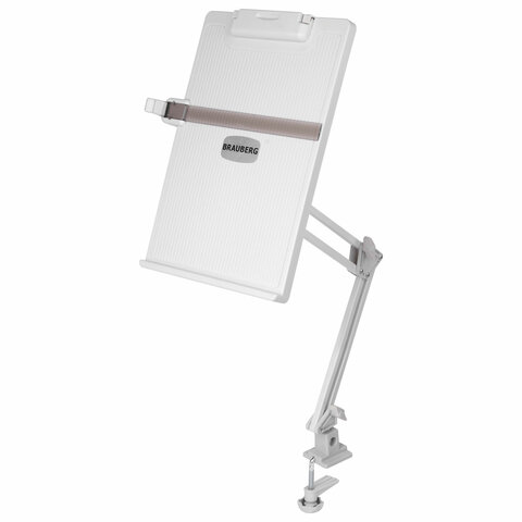 Держатель бумаг BRAUBERG, на струбцине, 510195 Держатель бумаг BRAUBERG, на струбцине, 510195