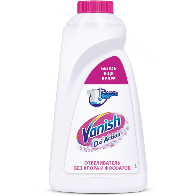 Пятновыводитель Vanish Oxi Action Кристальная белизна 1 л