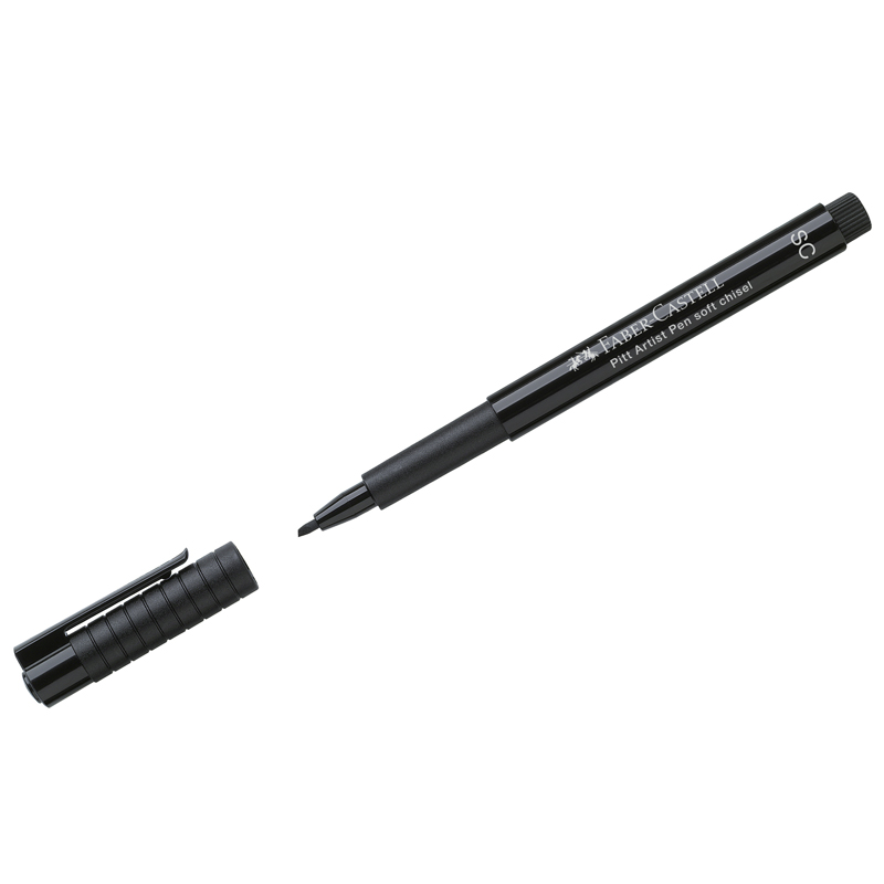 Ручка капиллярная Faber-Castell "Pitt Artist Pen Soft Callygraphy" черная