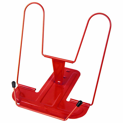 Подставка для книг и учебников BRAUBERG LINE+, металлическая, красная, европодвес, 238070 Подставка для книг и учебников BRAUBERG LINE+, металлическая, красная, европодвес, 238070