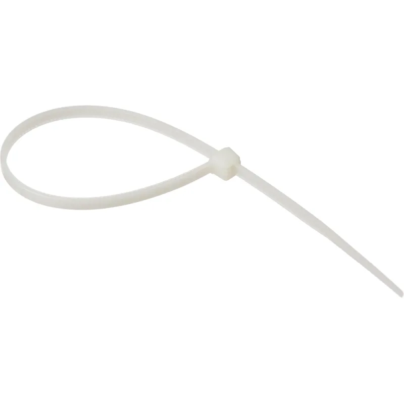 Хомут стяжка нейлоновая морозост TOPFORT 3х150 (2,5х150 мм) белый 100 шт/уп