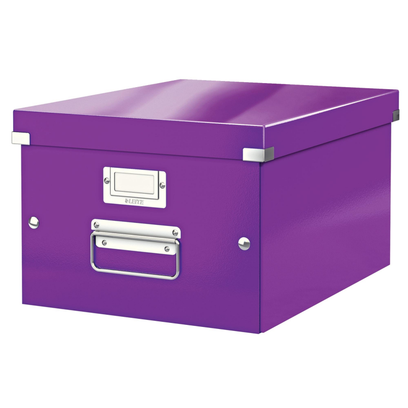 Короб Leitz Click & Store, короб M (A4), фиолетовый 60440062