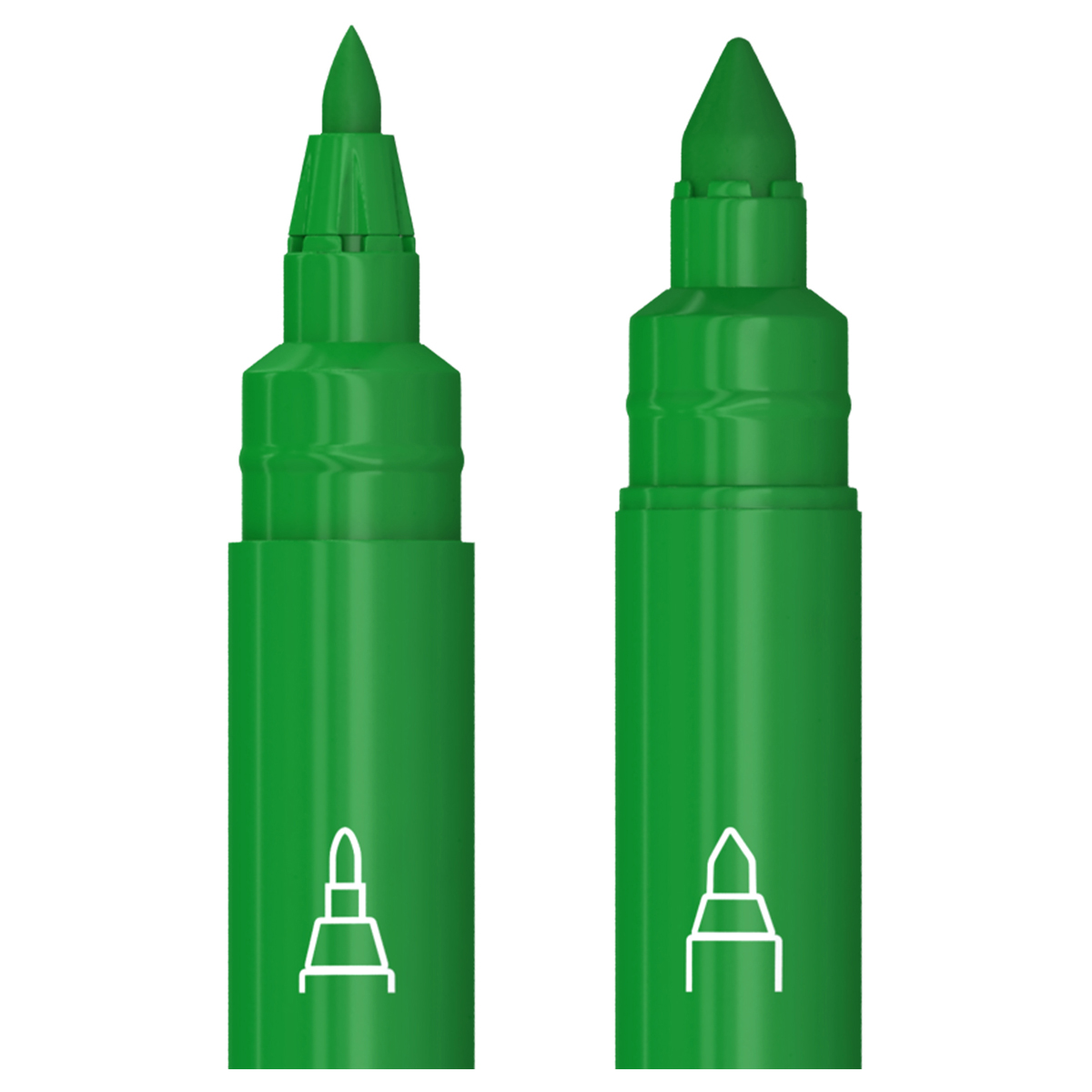 Фломастеры двусторонние Berlingo "Double", 12цв., 12шт., смываемые, картон, европодвес