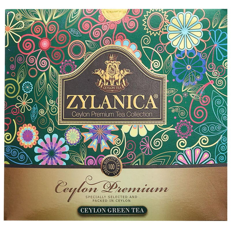 Чай Zylanica Ceylon Premium Collection зеленый 100 пакетиков