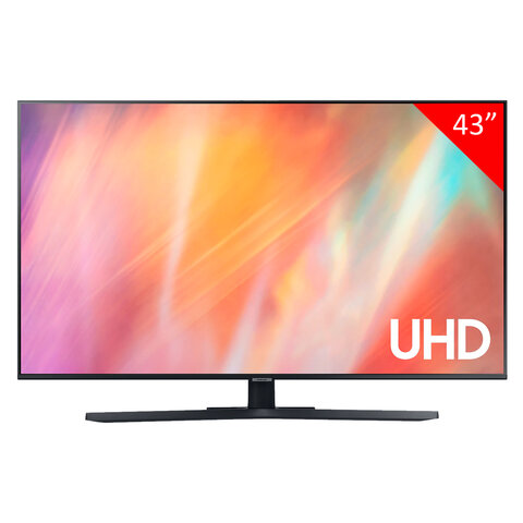 Телевизор SAMSUNG UE43AU7500UXRU, 43" (109 см), 3840x2160, 4K, 16:9, SmartTV, WiFi, Bluetooth, черны
