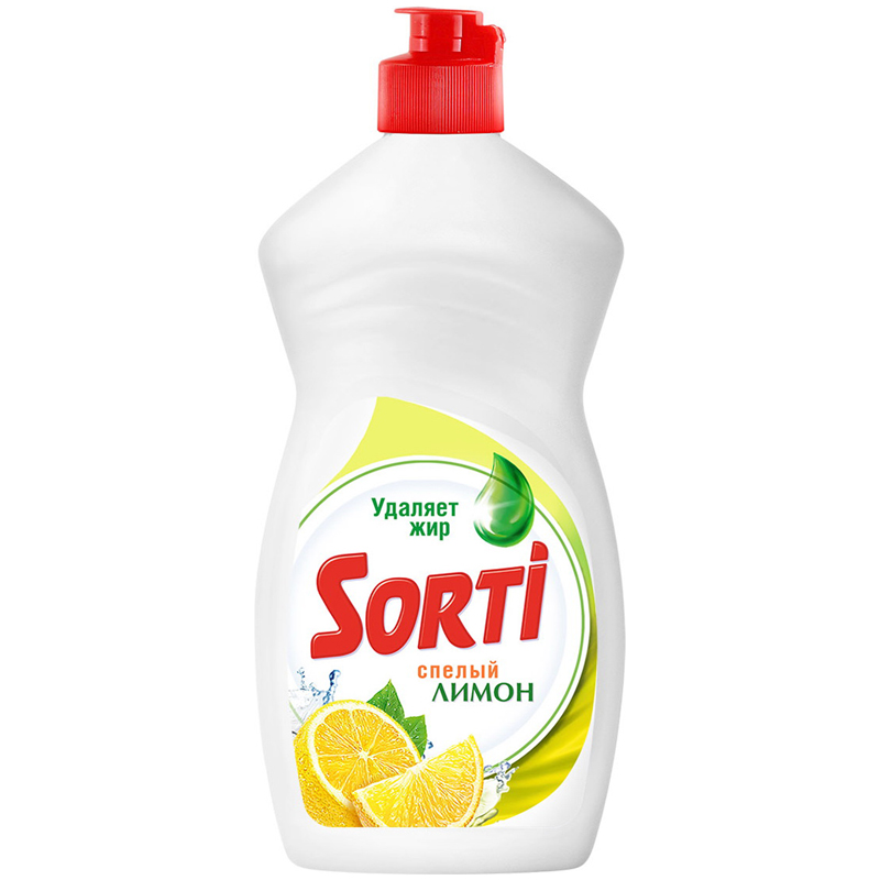 Средство для мытья посуды Sorti "Лимон", 450мл
