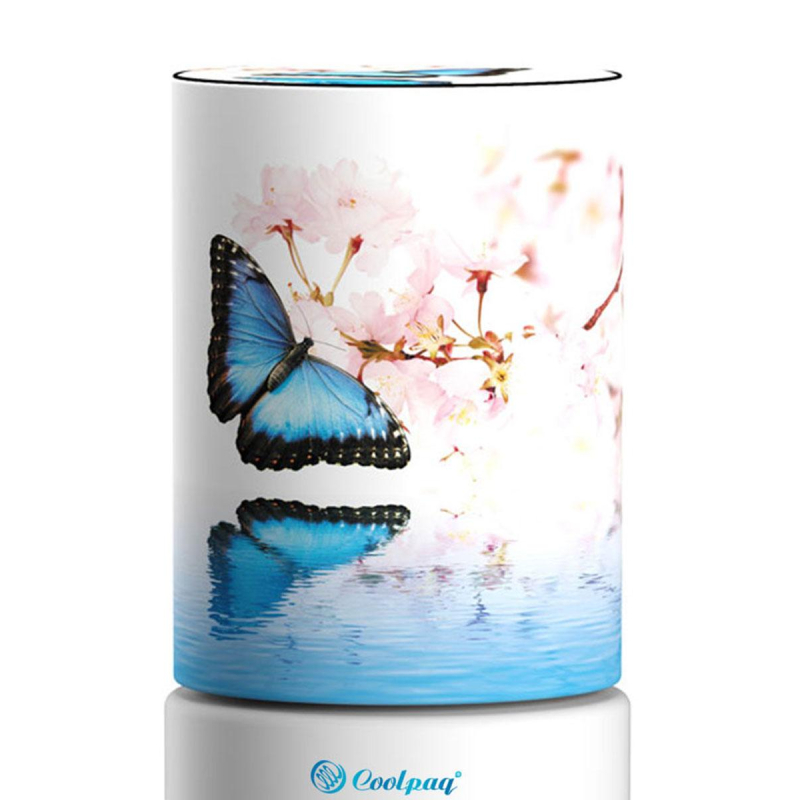 Чехол для бут воды 19л Nature12-03, Cherry Blossom3, Бабочки (для кулера)