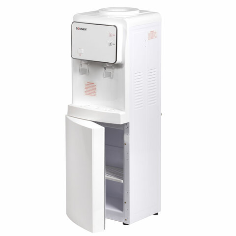 Кулер для воды SONNEN FSE-02i, напольный, НАГРЕВ/ОХЛАЖДЕНИЕ ЭЛЕКТРОННОЕ, шкаф, 2 крана, белый, 455742 Кулер для воды SONNEN FSE-02i, напольный, НАГРЕВ/ОХЛАЖДЕНИЕ ЭЛЕКТРОННОЕ, шкаф, 2 крана, белый, 455742
