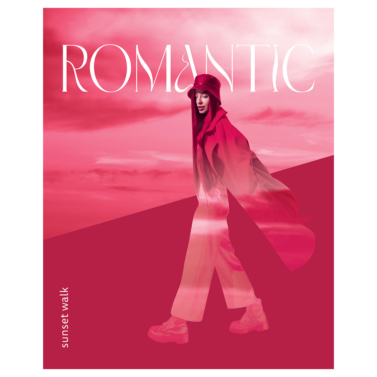 Тетрадь 48л., А5, клетка BG "Viva magenta", soft-touch ламинация