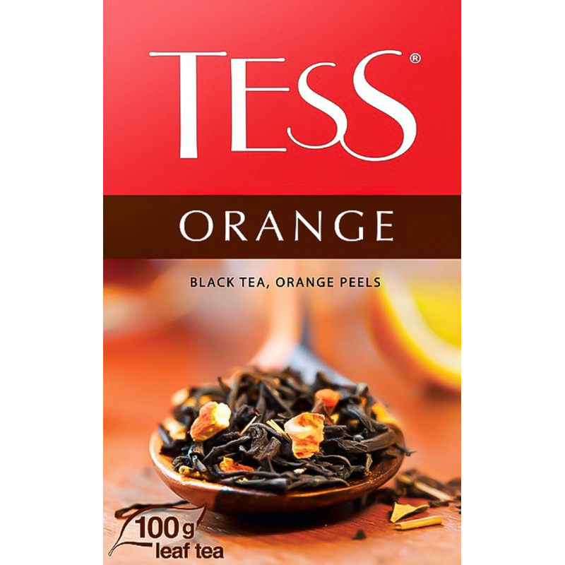 Чай Tess Orange черный с апельсином и яблоком 100 г