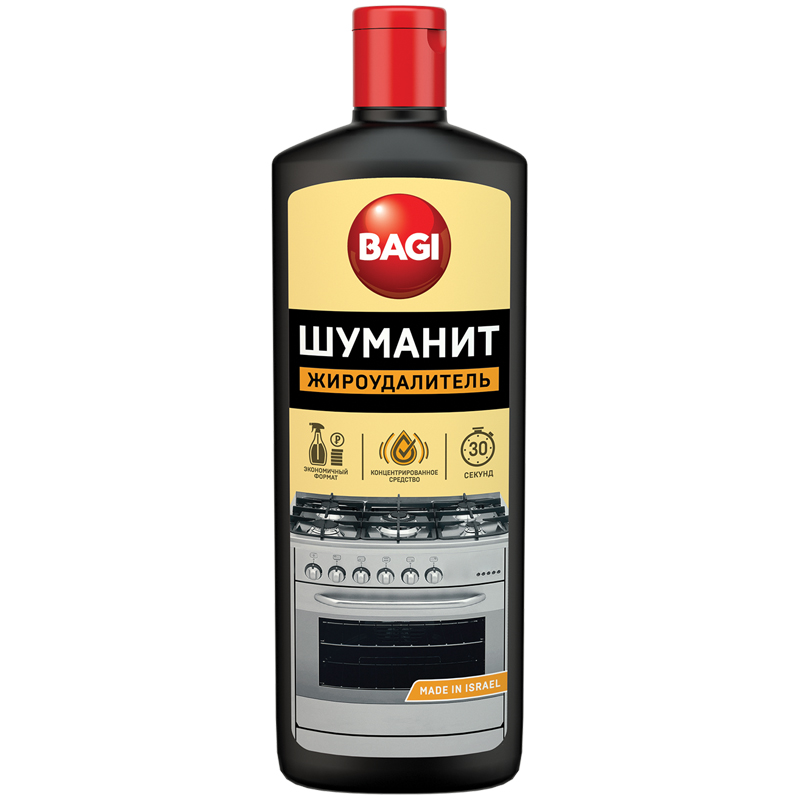 Средство чистящее Bagi "Шуманит", жироудалитель, эконом, концентрир., жидкость, 270мл