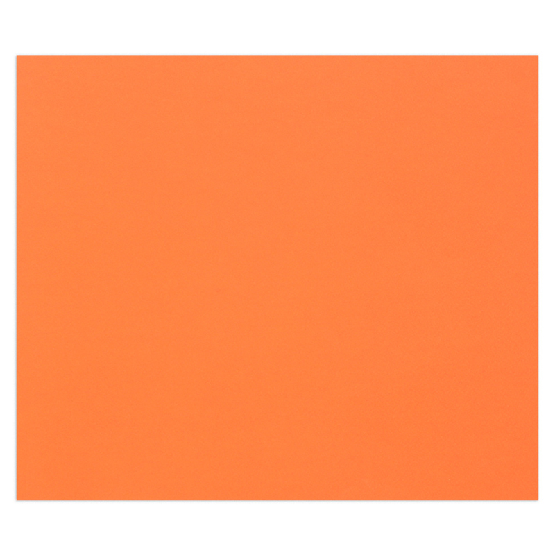 Цветная бумага 500*650мм, Clairefontaine "Tulipe", 25л., 160г/м2, светло-оранжевый, легкое зерно, 100%целлюлоза