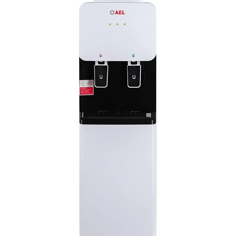 Кулер для воды AEL LD-AEL-85C white/black  нагрев/электронное охл, шкаф