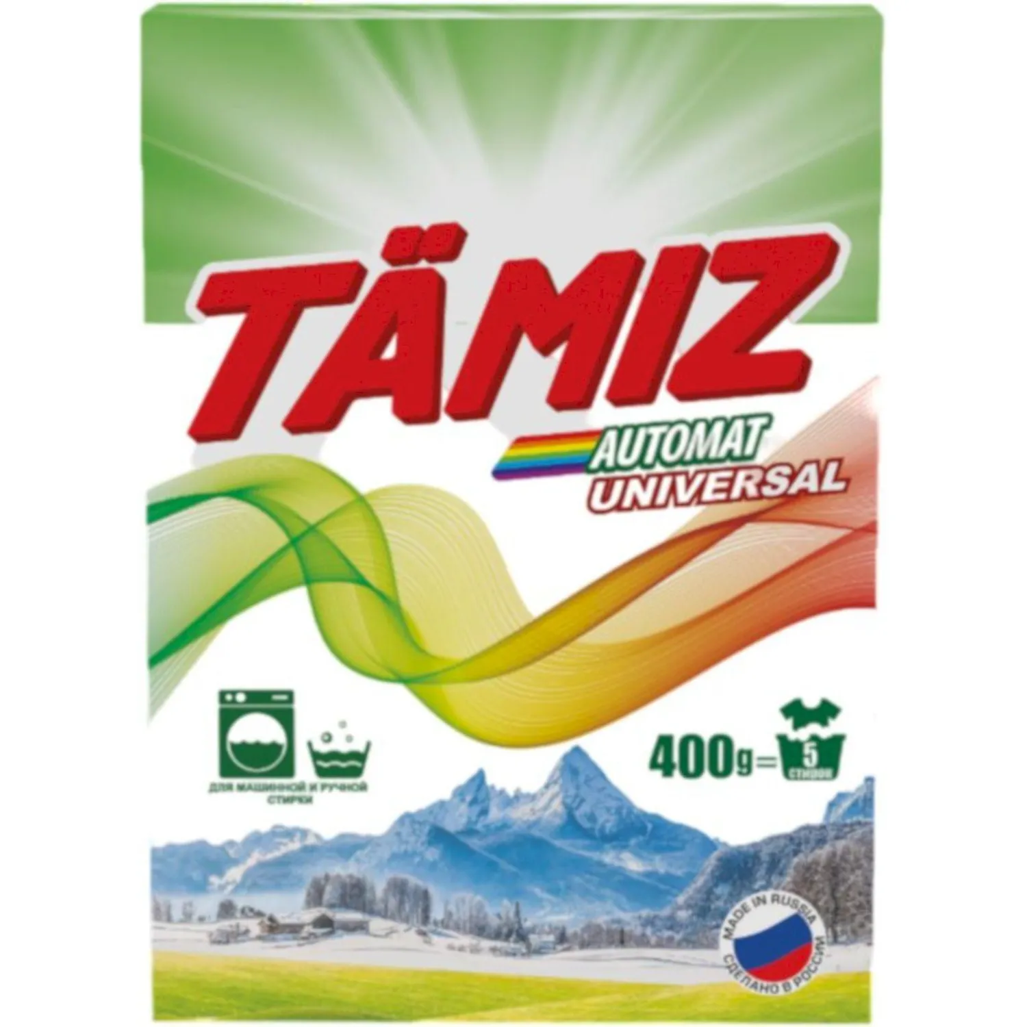 Порошок стиральный автомат Tamiz Universal 0.4 кг для белого и цветного белья