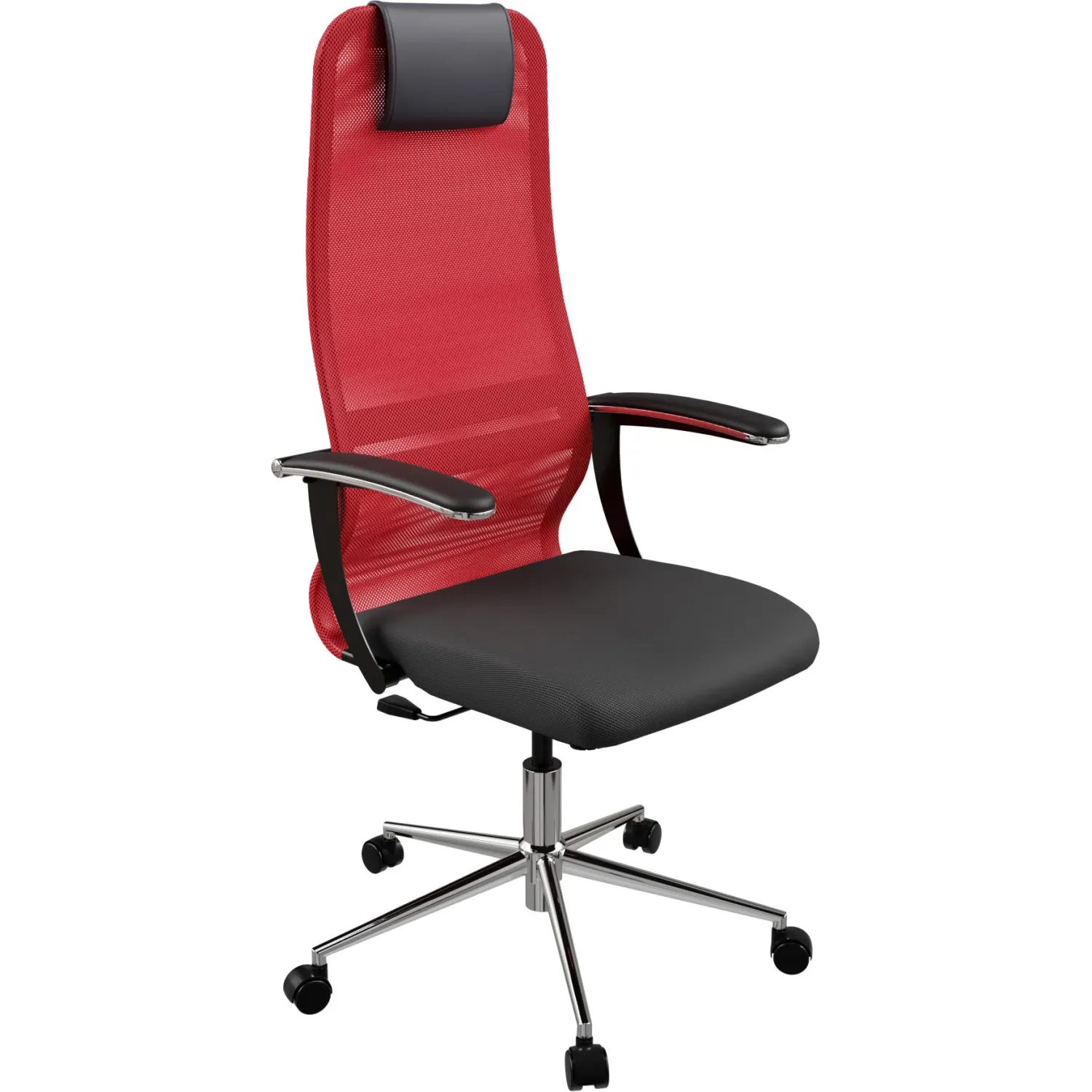 Кресло МТ_SU-B-8/Sit 8 B1-8U подл.158/осн.009 красный/черный zDC.2F.1.2A2