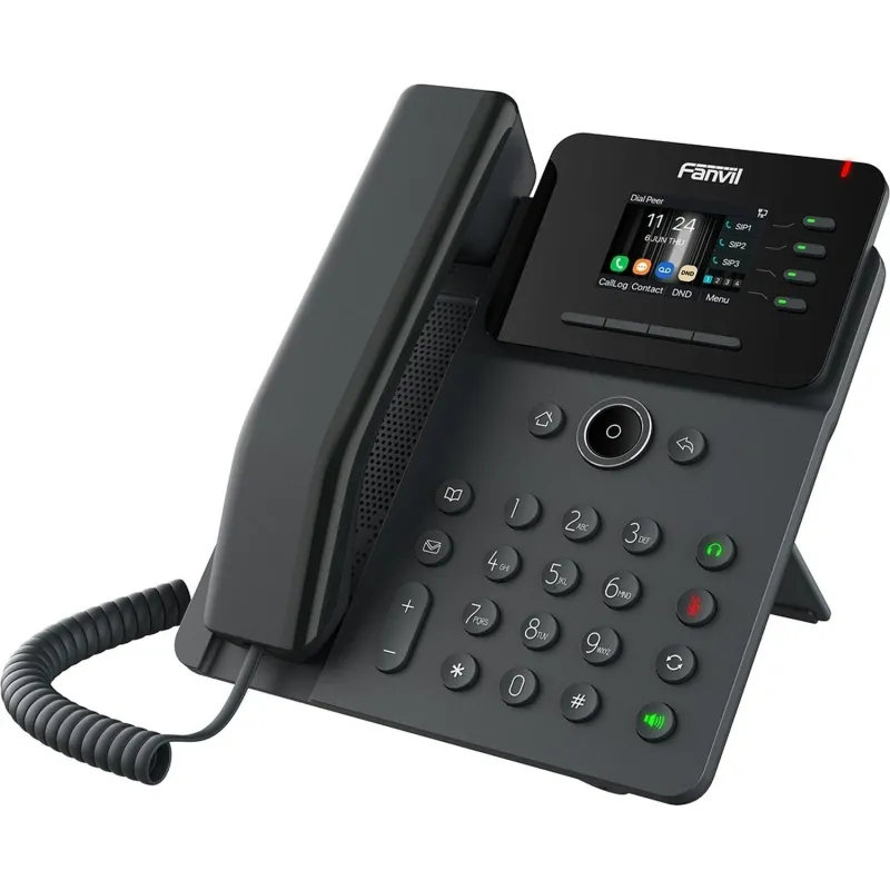 IP-телефон Fanvil V61G,HD voice,4 SIP,2.4 Inch,Opus+IPV6 12 DSS keys PSU