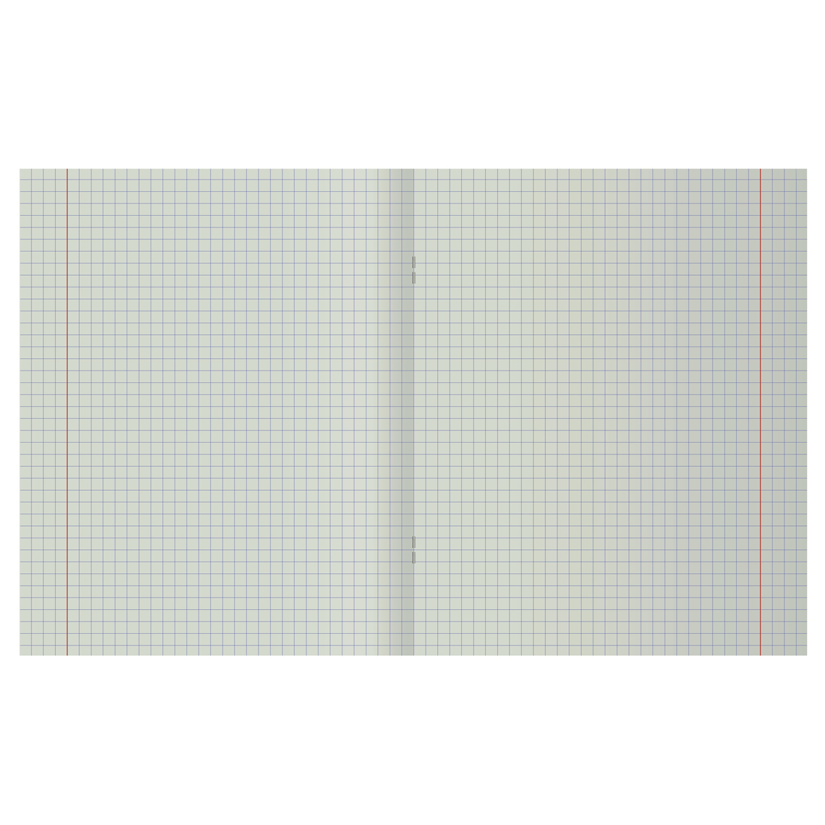 Тетрадь 48л., А5 клетка BG, бумвинил, синий, суперэконом