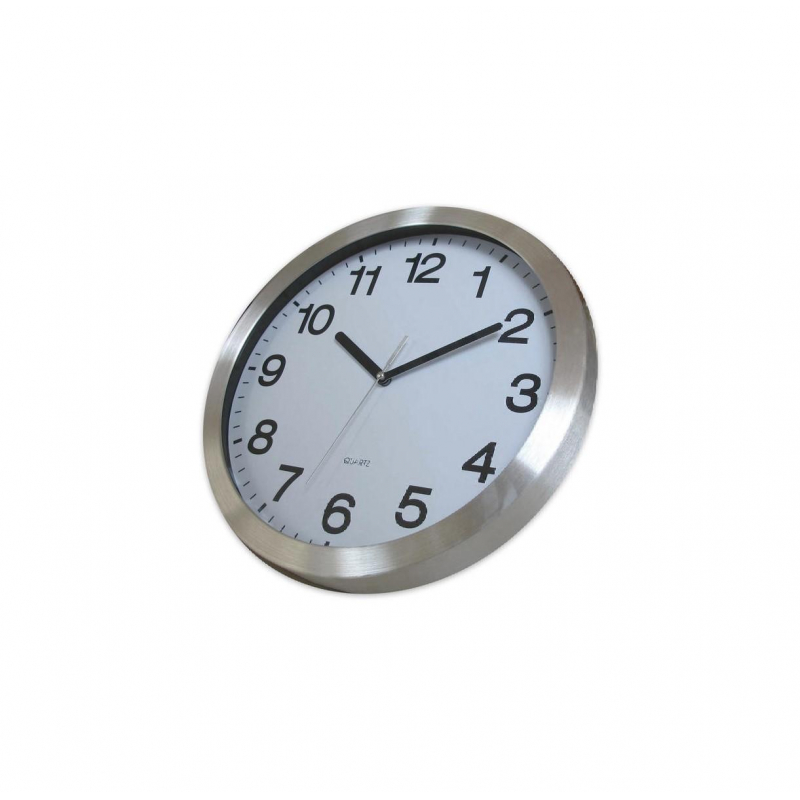 Часы настенные металл Aluminium WallClock 30x30 арт.79780