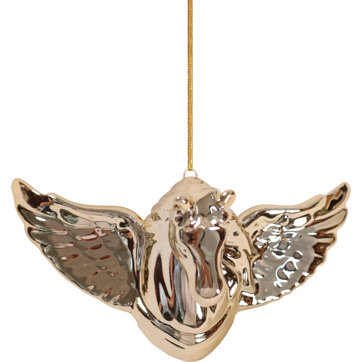 Игрушка Украшение НГ подвесное из фарфора / 5,6x4,8x9,7см арт.94960