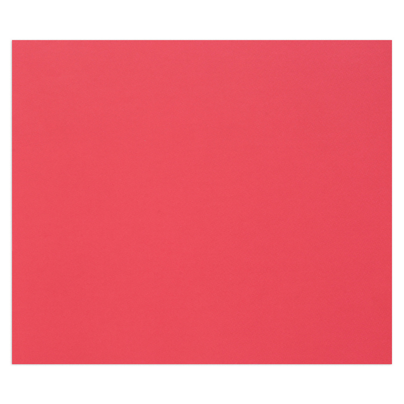 Цветная бумага 500*650мм, Clairefontaine "Tulipe", 25л., 160г/м2, красный, легкое зерно, 100%целлюлоза