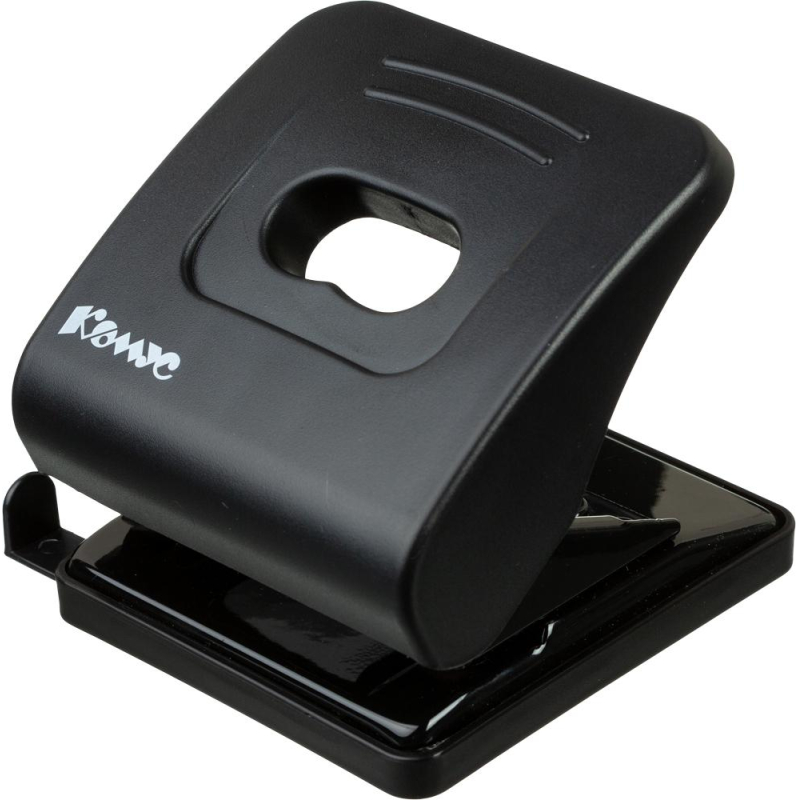 Дырокол Berlingo 40л., пластиковый, с фиксатором, с линейкой