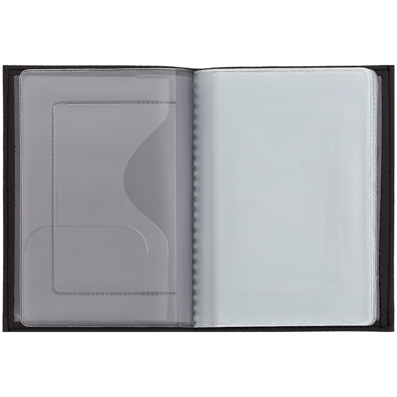 Обложка для автодокументов OfficeSpace "Комфорт" кожзам, черный, тиснение золотом Обложка для автодокументов OfficeSpace "Комфорт" кожзам, черный, тиснение золотом