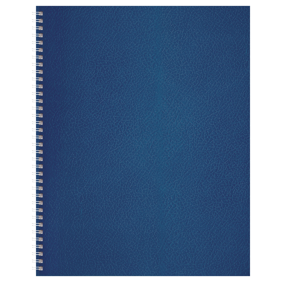 Тетрадь 96л., А5, клетка на гребне BG, бумвинил, синий