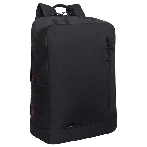 Рюкзак GRIZZLY, карман-антивор, "TOTAL BLACK", 42х28х12 см, RQL-513-2/3 Рюкзак GRIZZLY, карман-антивор, "TOTAL BLACK", 42х28х12 см, RQL-513-2/3