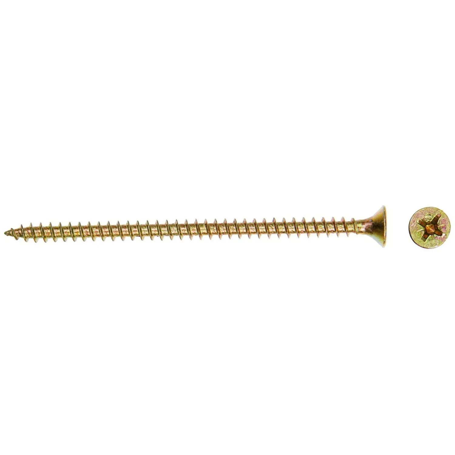 Саморезы универсальные 90х6,0 мм (50 шт/уп) желтые Zitar (102274)